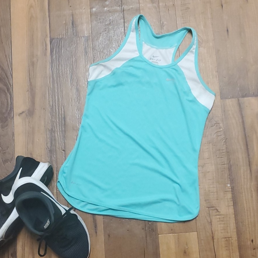 Nike teal dri fit tank